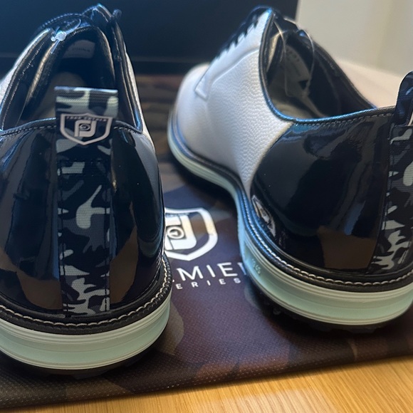 NWT Ltd Edition - FJ x Todd Snyder Men's Mint Julep Premiere Series golf shoes - Picture 11 of 15